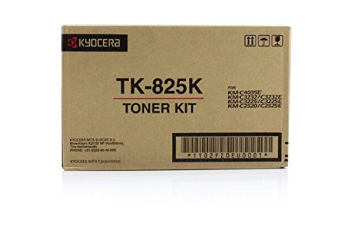 Toner noir Kyocera TK-825K pour remplacer la cartouche vide de votre KM-C 3232 e