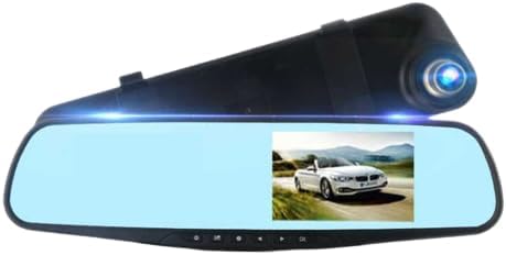 ドライブレコーダー ミラー型 付き 防水バックアップカメラ リアビューミラーカメラ デュアルドライブレコーダー 1080P 隠し配線デザイン全方位バックガイド線調整可 Type-C電源ポート UHD 大画面 WDR超暗視機能