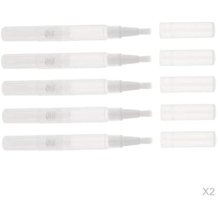 Amazon Kesoto チューブ 10本 充填用 ペン 3ml 透明 化粧品コンテナ ネイルオイル エッセンシャルオイル リップグロス 多用途 Kesoto アイシャドウチップ 通販