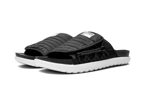 Nike mens Asuna 2 Slides Slippers, Black/Dark Grey/White/Black, 102