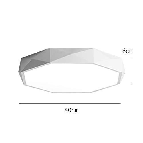 Plafonnier LED moderne à intensité variable avec télécommande métal blanc