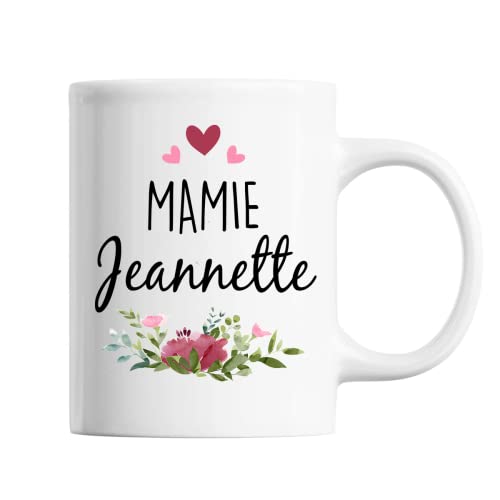 Mug Mamie Jeannette | Tasse prénom Grand Mère