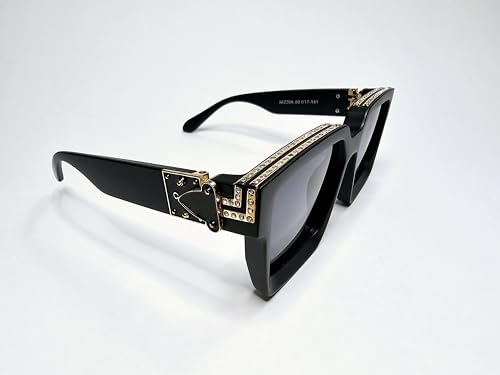 Image of Luxury Eyewear, Designer Square Sunglasses, UV 400 protection, Thick and strong Frame, for Men and Women