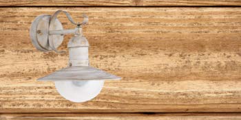 Lampada da parete Oslo IP44 in metallo e plastica