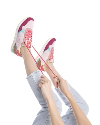 Xti Para Mujer. 14406107-NUDE Zapatillas 144061 Multicolor (36), Tela, Plano, Cordones, Casual - 2