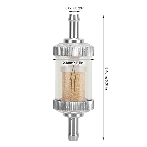 Filtro de gás de motocicleta, filtro de combustível de motocicleta universal prático resistência ao