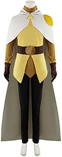 RocailleCos The Owl House Hunter Cosplay Golden Guard Costume with Cloak Outfit Suit for Men