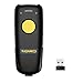 NADAMOO QR Code Scanner Wireless Barcode Scanner Bluetooth Compatible, Small Portable USB 1D 2D Bar Code Scanner for Inventory, 2.4G Cordless Image Reader for Tablet iPhone iPad Android iOS PC POS