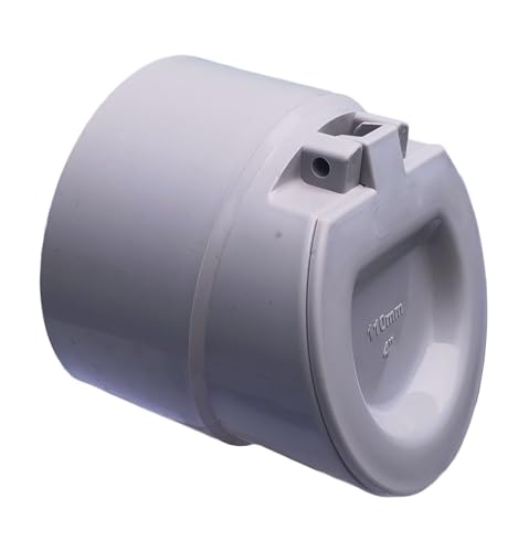 Image of ESEKSAFAR PVC Drain Backflow Valve, Anti Rats Cockroaches, Snakes Backflow Strainer [Drain Cap /Drain Cover /Hose Non Return Water Valve for PVC pipe (110mm (4 inch))