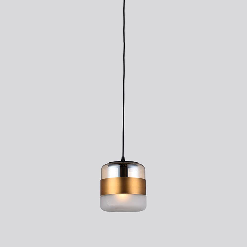 Lámpara de cristal de coñac E27 iluminación de techo ajustable para dormitorio 2