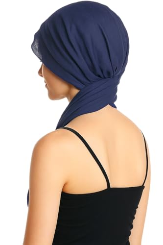 New-Square Head Scarves, Women's Pre-Sewn Design Chemo Scarf for Hair Loss, Alopecia2