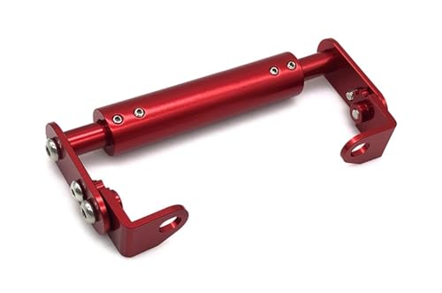 Support de navigation GPS universel avec barre rouge pour petite cylindrée