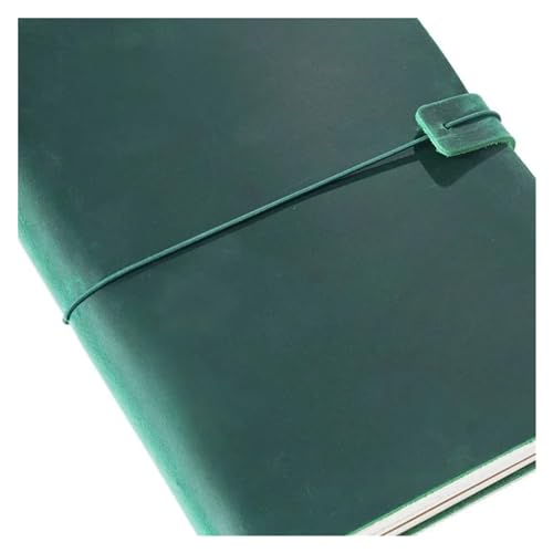 Cuaderno de cuero duradero para evitar hojas rotas y organizar tus notas de viaje con elegancia
