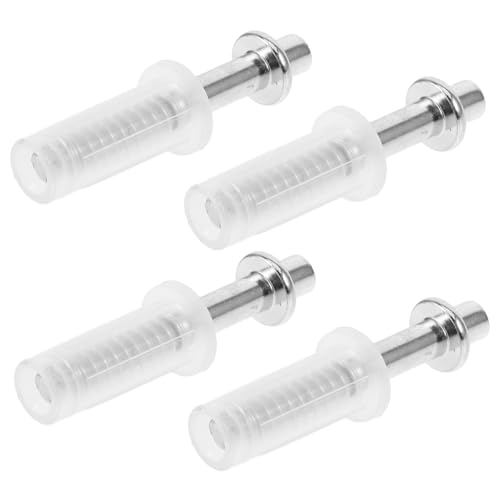 4 piezas de pivotes superiores para kit de herrajes para puertas plegables, partes deslizantes para puertas de granero, bisagras, pivote de reemplazo para clóset miniatura 1