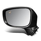 DNA Motoring OEM-MR-MA1320200 Left Driver Heated Powered Side Mirror w/Turn Signal Blind Spot Detection Compatible with 17-18 Mazda CX-5