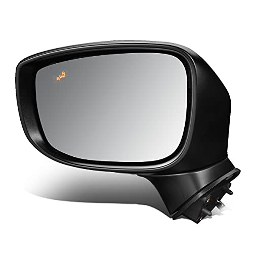 DNA Motoring OEM-MR-MA1320200 Left Driver Heated Powered Side Mirror w/Turn Signal Blind Spot Detection Compatible with 17-18 Mazda CX-5