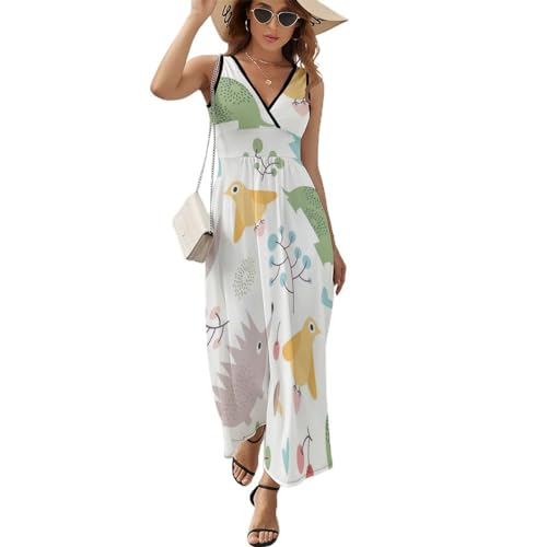 Robe longue d'été sans manches fluide : le confort absolu contre la chaleur en maxi robe