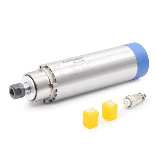 1.5KW ER16 D65 110V Air cooled spindle motor steel ball bearings