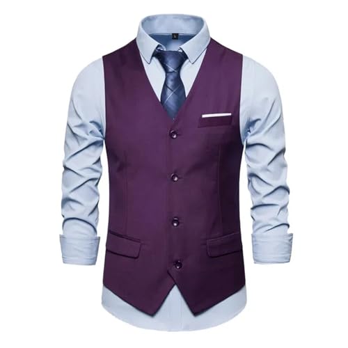 Men's Business Sleeveless Suit Vest – Formal Waistcoat For Wedding & Party4