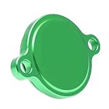 Couleur : Vert Bouchon de filtre à huile moteur usiné CNC for motocross, compatible avec KX 250, 250X, 250F et 450F (2005-2023).