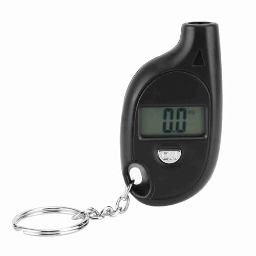 Image of Acouto Digital Tire Pressure Gauge 5-150PSI, Mini Digital LCD Tire Gauge for Tire Pressure, Tyre Air Pressure Gauge Tester with Keychain, PSI, Kpa, Bar, Kg /cm