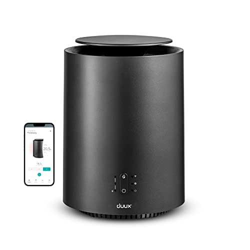 Duux Threesixty 2 Chauffage Céramique 360° - Chauffage d'appoint - Chauffage Soufflant Programmable - Radiateur Silencieux - Chauffage Electrique Economique avec puissance de 1800W (Gris) Cover