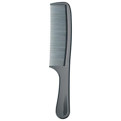 Beayuer Pro HairStyling Tools Clipper Comb Fine Comb Teeth for Thin to Medium Hair Detangler Comb Detangles Wet or Dry Hair Styling Essentials Round Tooth Comb (1 Packet, Blue) Cover