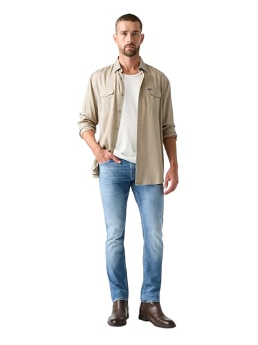 Jean Guess Miami Denim Mid Blue en taille 29 coupe droite élégante - 2