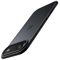 JETech Matte Case for iPhone Air, Shockproof Military Grade Drop Protection, Frosted Translucent Back Minimalist Phone Cover, Anti-Fingerprint, 6.5-Inch Display (Black)