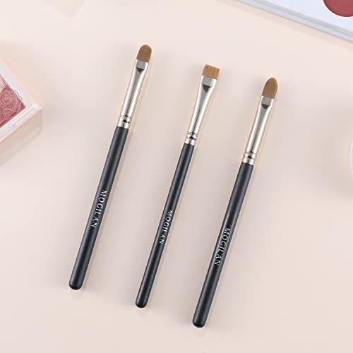 Mogilna Concealer Brushes For Eyebrows Professional Flat Definer Brush Smal Flat Concealer Brush Under Eye Vegan Soft For Liquid Cream Foundation Eyes Primer Blending Eyeliner Defining 212/213/214 #TOP5