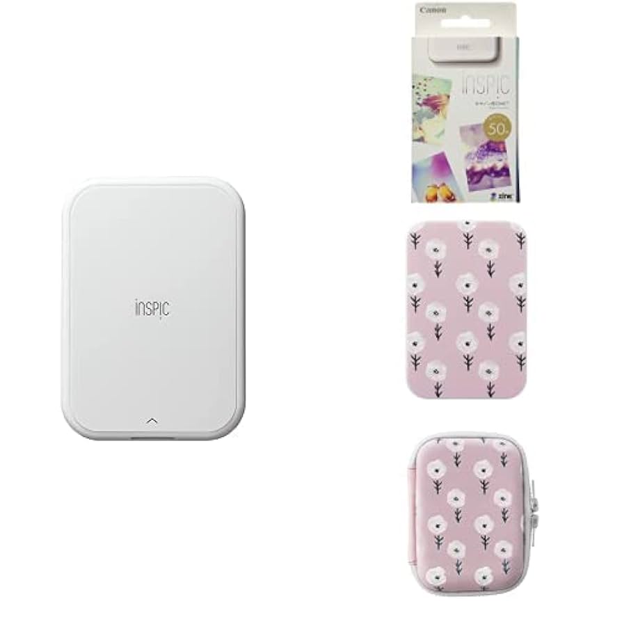 スマホアクセサリー Canon PV-223-WH WHITE Amazon.co.jp: 【4点セット】Canon スマホ専用ミニフォト