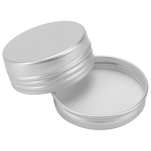 MANCHAP 100 PCS 0.5 oz Aluminum Tin Cans, 1/2 oz Small Screw Top Metal Tin Jar for Candles, Samples by MANCHAP - Used condition - Image 4