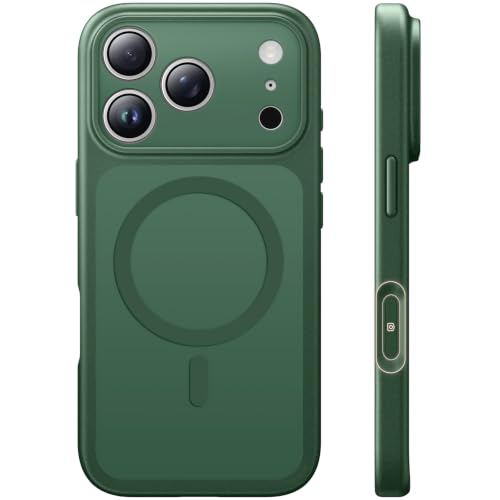 TAURI for iPhone 18 Pro Case, Compatible with MagSafe, Green
