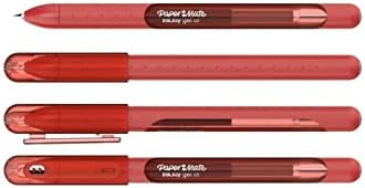 Newell Brands 4x Paper Mate InkJoy Capped Gel Ink Pens Assorted Colours 0.7mm Medium Point Nib Tip Adult Colouring Set (Teal)