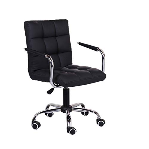 Haluoo Office Chair Rolling Lift Desk Chair with Backrest & Armrest Swivel Work