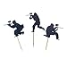 Morndew 24 PCS PaintBall Cupcake Toppers for Sport Party Baby Shower Birthday Party Wedding Party Decorations