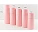 Qixivcom 10 Packs 30ml Empty Kraft Paper Jar Tube Round Paper Cardboard Boxes Paperboard Tube Containers with Lid Essential Oil Bottle Packaging Box Gift Paper Tube Packing Box for Tea Coffee(Pink)