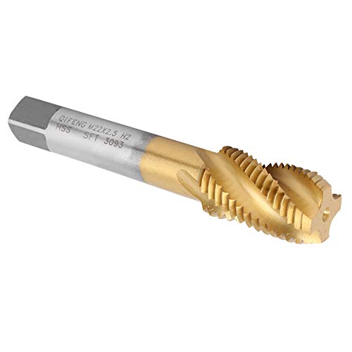 Macho M22 x 2,5 mm de flauta en espiral para procesar aleaciones sin roturas 4