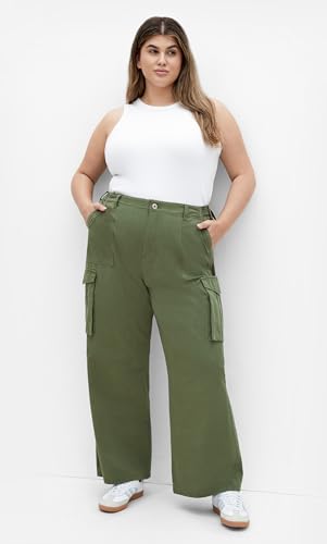 Image of City Chic Women's Plus Size Mia Cargo Pant