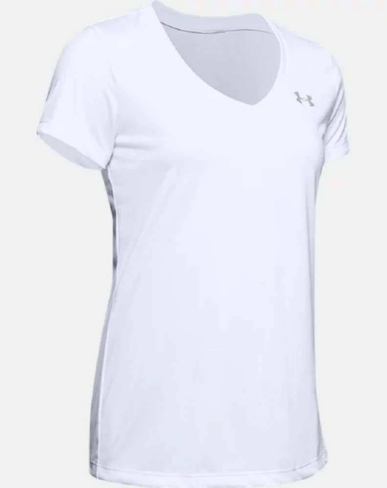 Womens Tech V Neck Short Sleeve