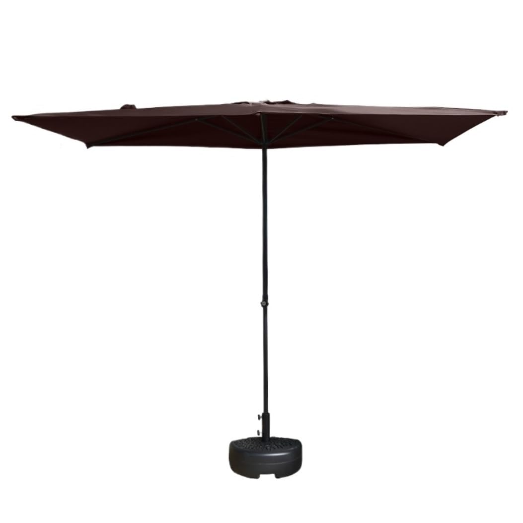 Parasol de exterior contra el sol molesto con base y 250 cm
