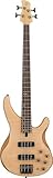 Yamaha TRBX604 4-String Flamed Maple Bass Guitar, Natural Satin