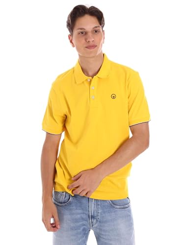 Polo jaune pour homme de Ciesse Piumini, la maille de qualité supérieure en taille L