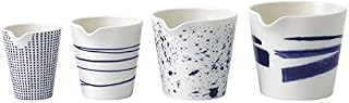 Royal Doulton Pacific 40029961 Nesting Jug Blue Mixed Set of 4 Porcelain, 11.6cm