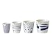 Royal Doulton 40029961 Pacific Nesting Jugs Set/4 (2.8", 3.0", 3.3" & 3.4"), Set of 4, Blue