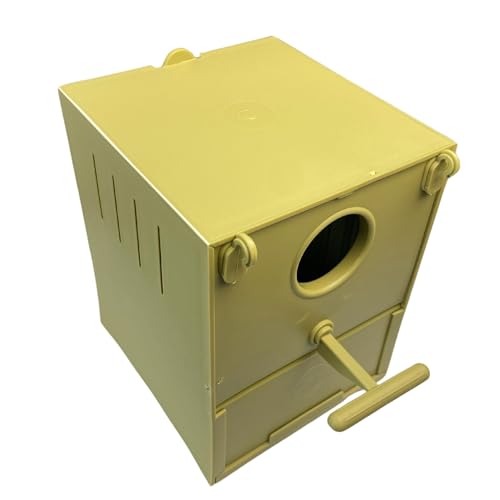 Breeding box, nest figures for cages, Bird Nest, Hanging Plastic Mounted Cage House, Bird Hut, plastic hanging nest for canaries, goldfinches, finches and exotic birds and small parrot