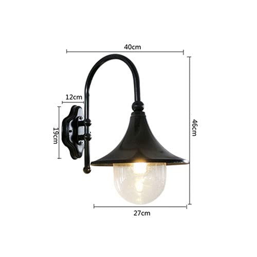 Luminaire mural de ferme étanche avec structure robuste et diffuseur acrylique transparent - 7
