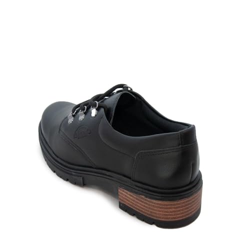 Sapato Dakota Feminino Oxford Couro Legítimo Salto Baixo Moda DA241 (Preto, BR, Adulto, Numérico, 37