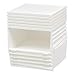 IRIS USA NSSB-W Front Entry Stacking Shoe Box, WIDE, White, 6 Pack