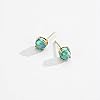 Opal-Stud-Earrings-Sterling-Silver-Solitaire-Style-Jewelry-For-Women-Girls-4-Prongs-Setting-5mm 18K Gold Plated Opal Stud Earrings for Women Sterling Silver 5mm Solitaire Green Opal 4 Prongs Setting Simple Earrings For Girls